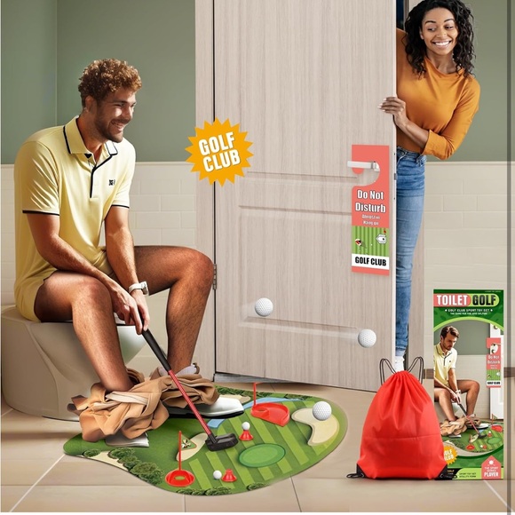 Toilet Golf Gag Gift NIB New in Box - Picture 4 of 7